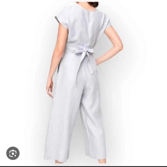 Aritzia Wilfred Brax Jumpsuit. Wide-leg Wrap Top. - Picture 2 of 5